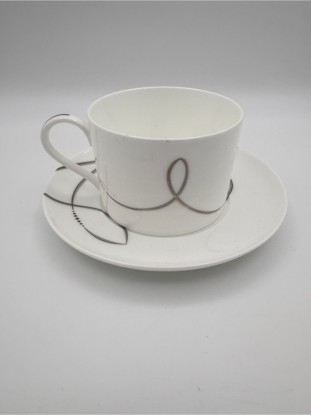 WATERFORD Lismore Butterfly Coffee Cup And Saucer Fine Bone China - Picture 3 of 12